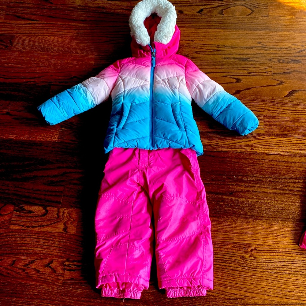 Girl ski bib + jacket 4T